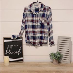 Light Plaid Button Down